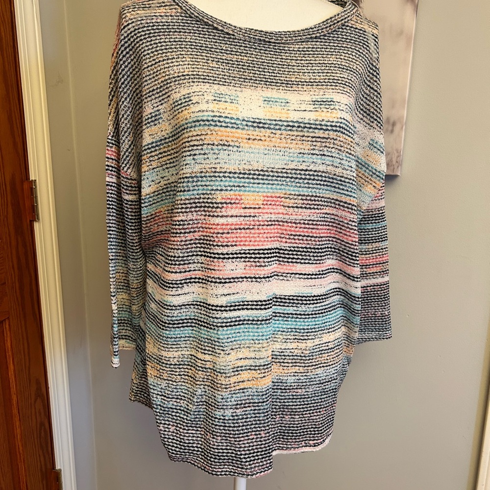 Haptics Multicolor Knit Sweater